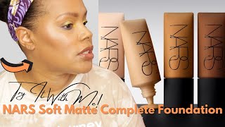 Trying Nars Soft Matte Complete Foundation Moorea [upl. by Nirrok642]