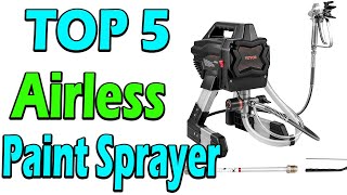 TOP 5 Best Airless Paint Sprayer Review In 2025 [upl. by Marmawke]