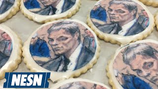 Indianapolis Bakery Creates DeflategateThemed Cookies [upl. by Llertram23]