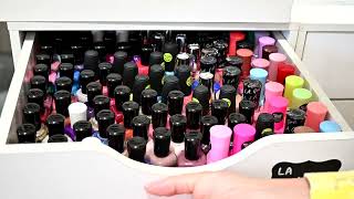 2022 Nail Polish Declutter amp Organization [upl. by Oninotna]