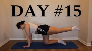 Day 15 Pilates Beginner 30 Day Workout Challenge At Home No Equipment [upl. by Tracay]