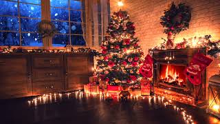 Fireplace Magical Christmas Ambience 2024 Christmas Music 3 Hours [upl. by Ginsburg]