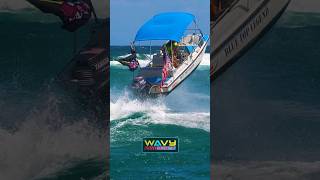 Blue Top Legend girls full send at Boca Inlet  Wavy Boats [upl. by Sheilah]