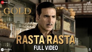 Rasta Rasta  Full Video  Gold  Akshay Kumar  Mouni Roy  Sachin  Jigar  Sukhwinder Singh [upl. by Yenhoj978]