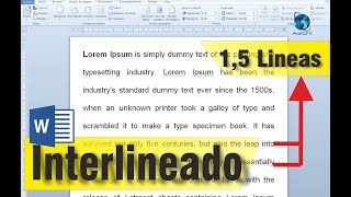 Cómo hacer Interlineado en Microsoft Word  aprende fácil y rápido [upl. by Ogires182]