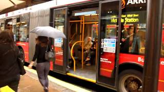 Bendy Bus London  fast sliding doors 2010 [upl. by Mitman709]