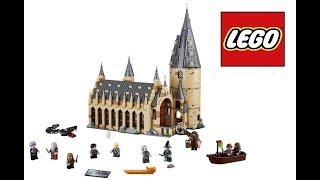 LEGO Harry Potter Hogwarts Great Hall 75954 2018 [upl. by Durwood]