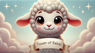 Tower of Babel  Bedtime Bible Story for Kids  Little Lamb Tales [upl. by Aztilay]