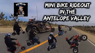 Mini Bike Rideout In The Antelope Valley [upl. by Nirrep878]