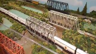 2017 National Nscale Enthusiast Convention train layouts part 2 of 3 in Pittsburgh PA [upl. by Amyaj]