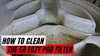 How to clean the EA Eazy Pod koi pond filter Easy [upl. by Aerda850]