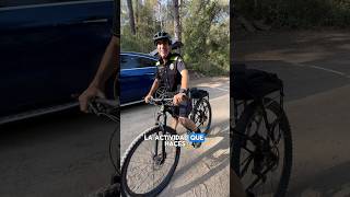 Policía local en BICICLETA patrullando en Lloret de Mar [upl. by Aniez831]