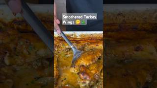 Lets Make Smothered Oven Baked Turkey Wings recipe family food foodie viralfood holiday [upl. by Au858]