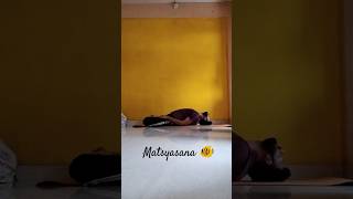 How to do Matsyasana Fish Pose matsyasana fishpose [upl. by Maiah]