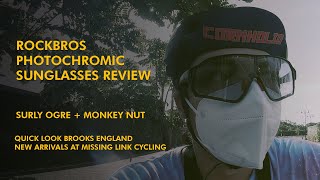 Rockbros Photochromic Sunglasses Review  Surly Ogre  Monkey Nut  Brooks Unboxing [upl. by Spaulding]