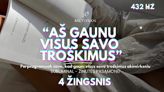 🔥4 žingsnis Priversk pasąmonę patikėti ir patikės visata  432 Subliminal [upl. by Casabonne]