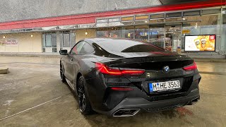 BMW M850i  MPerformance exhaust  V8 Twinturbo  Sound [upl. by Laerdna962]