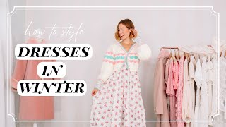 EASY WAYS TO WEAR DRESSES IN LATE FALL EARLY WINTER 2022 [upl. by Naejeillib]