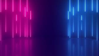 No Copyright Vertical Glowing Neon Lights Stage Loop Animated Background  Motion Made [upl. by Libbi]