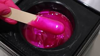 Waxness Neon Series Magenta Rosin Free Gel Hard Wax [upl. by Aisiram418]