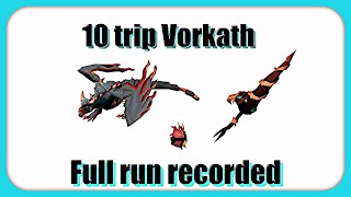 Vorkath melee guide slayer 10 kills trip Melee Dragon hunter lance amp slayer helmet Wooxwalk [upl. by Gigi]