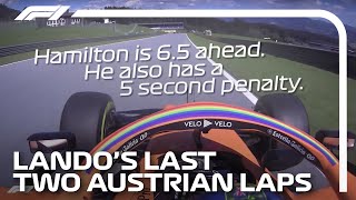 Lando Norris Last Two Laps In Full With Team Radio  2020 Austrian Grand Prix [upl. by Ttenna74]