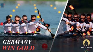 Canoe Sprint Germany Win Mens Kayak Four 500m Gold  Paris Olympics 2024 [upl. by Shewmaker257]