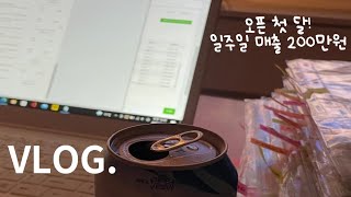 25 VLOG 스마트스토어 창업 첫 달 주 매출 200만원초보셀러 위탁판매 일상 [upl. by Ettolrahs]