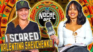 Valentina Shevchenko couldn’t believe I said this LOL  UFC 306 [upl. by Alon]