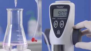 Titrette®  Titration with the digital bottletop burette [upl. by Benil175]