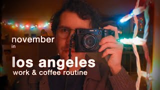 morning coffee routine  november in los angeles [upl. by Imehon]