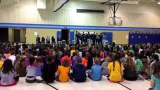 CBU Womens Basketball at Oscar Howe Elementary [upl. by Ryder]