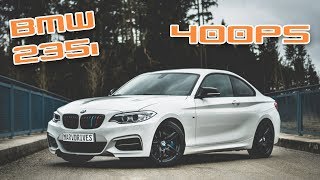 BMW 235i mit 400ps 100  200 kmh Autovlog [upl. by Oralie]