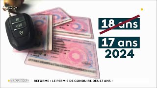 Réforme  le permis de conduire dès 17 ans [upl. by Radmilla243]