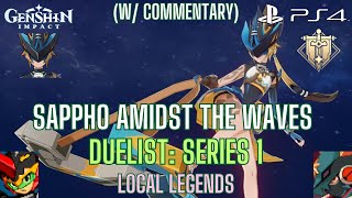 Local Legend Sappho Amidst the Waves  All Achievements  Duelist Series 1  Genshin Imapct 50 [upl. by Amikat295]