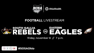 OHSAA FOOTBALL PLAYOFFS  D7 Region 27 South Gallia Rebels vs Eastern Pike Eagles [upl. by Norita]