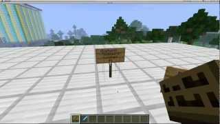 Minecraft  How to use Enchantment Signs Essentials 172 EASY [upl. by Malek]