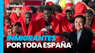 Federico a las 8 El Gobierno envía inmigrantes sin avisar por toda España [upl. by Dimah104]