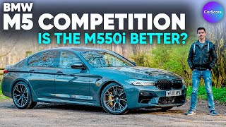 2022 BMW M5 Competition F90 UK review why buy one over the M550i [upl. by Ebeneser]