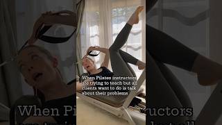 Pilates Instructors Daily Struggle 🫣 pilates pilatesreformer shorts [upl. by Arras]