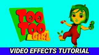 Too Too Girl New intro effects  Sponsored by Preview 2 Effects [upl. by Neelehtak]