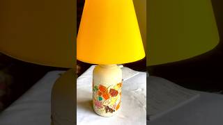 Mini table lamp made out of old mud pot transformation makeover viral diyprojects viralshorts [upl. by Cavit265]