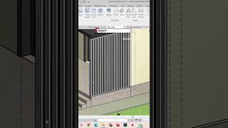 Making louvers in Revit architecture autodesk arquitetura revitarchitecture autodeskrevit [upl. by Dael]