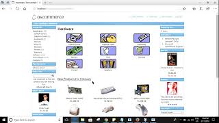 OSCommerce Demo  Website for online selling [upl. by Isaiah]