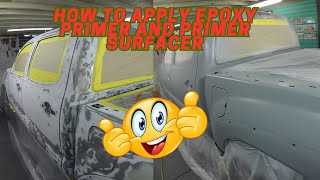 How to apply Epoxy Primer and Primer Surfacer The Right Way By UreChem [upl. by Risay]