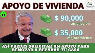 Como obtener un apoyo de vivienda  90000 Ampliación  35000 Mejoramiento subsidio GRATIS [upl. by Anoli]