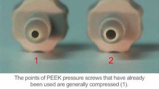 IC handling in general  PEEK pressure screws [upl. by Hannahs]