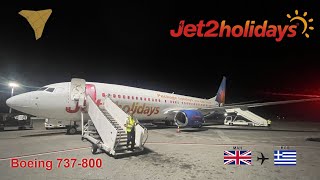 Jet2 Holidays Boeing 737800  Manchester  Kos  Trip Report [upl. by Norehs]