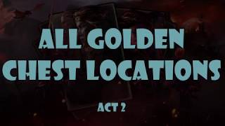 Thronebreaker The Witcher Tales  ALL GOLDEN CHEST LOCATIONS AND REWARDS  Act Two [upl. by Eelnayr984]