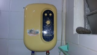 TANKLESS WATER HEATER REPAIRS  ARISTON on demand water heater  Philippines  Video 1 of 2 [upl. by Bibbye390]